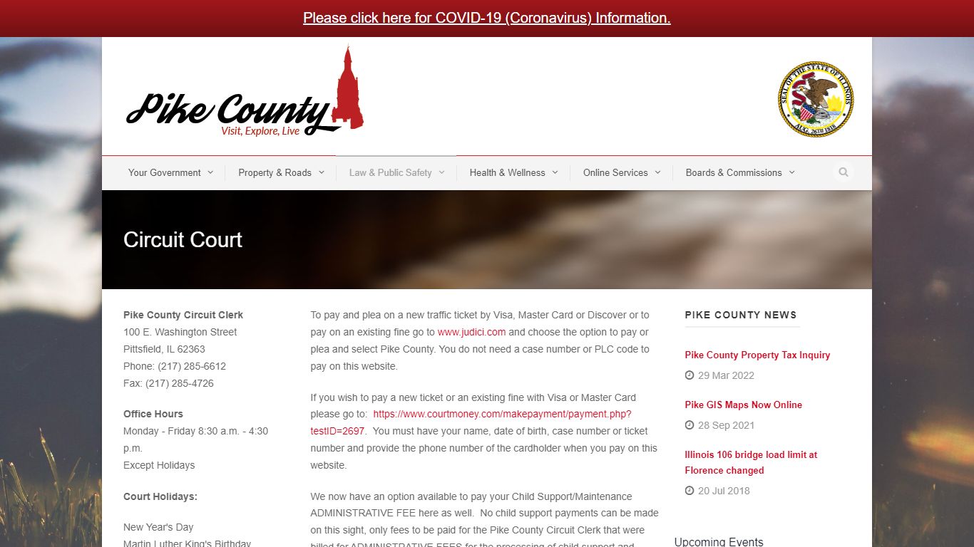 Pike County Illinois » Circuit Court